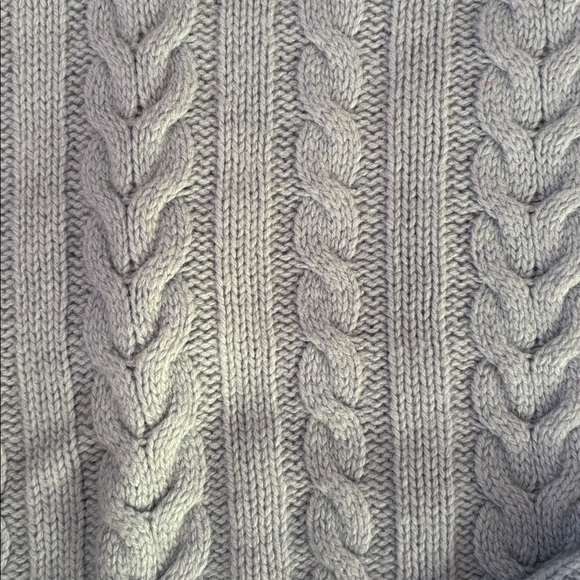 SUNDAY BEST Cropped Turtleneck in Light Powder Blue - Picture 3 of 6